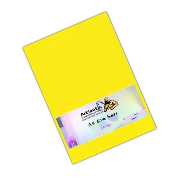 Eva Düz A4 5 Adet Renk Seçenekli Artlantis Düz Eva 20*28 - 10