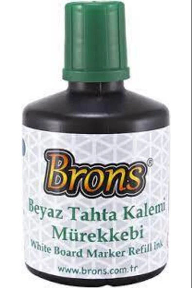 Brons Tahta Kalem Mürekkebi 100 CC Yeşil BR-355