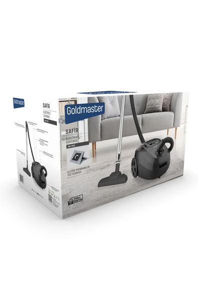 Goldmaster GM-7530 Safir 1400 W Toz Torbalı Süpürge - Resim 8