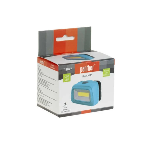 Panther 500 Lümen Pilli COB Led Kafa Lambası PT-5077 - 3