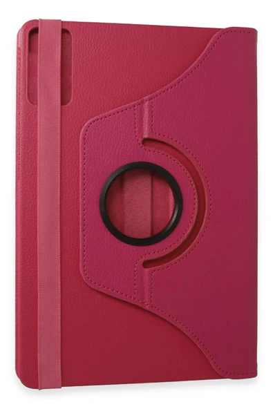 Xiaomi Redmi Pad SE Kılıf 360 Tablet Deri Kılıf - Pembe - 3