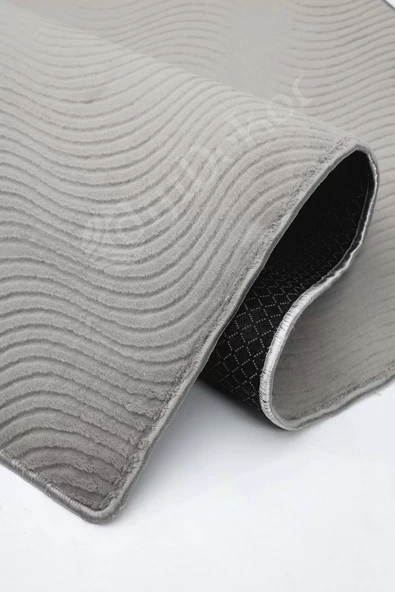 Avangard Halı Sahra Gri Salon Koridor Antre Mutfak Halısı Silinebilir Kaymaz Tabanlı - 3