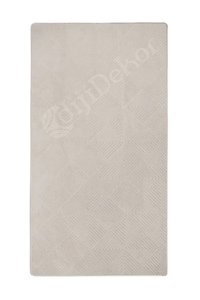 Halı Cool Krem Pramit Kaymaz Yıkanabilir Kaymaz Yolluk Kilim Salon Halısı Modelleri - 2
