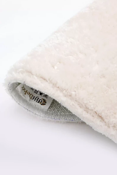 Peluş Halı Açık Vizon Cool Yıkanabilir Yuvarlak Post Yolluk Kilim Salon Halısı Modeli - 3