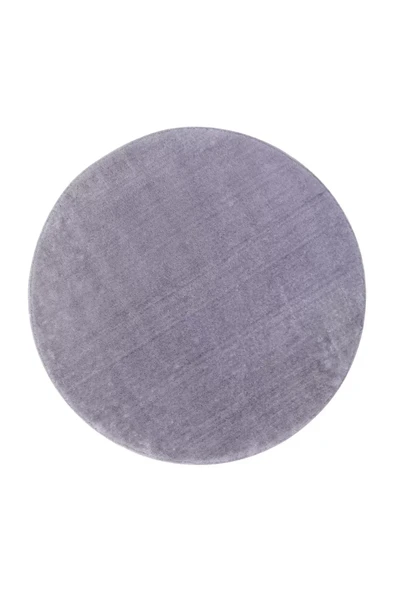 Peluş Halı Açık Gri Cool Yıkanabilir Yuvarlak Post Yolluk Kilim Salon Halısı Modelleri - Resim 2