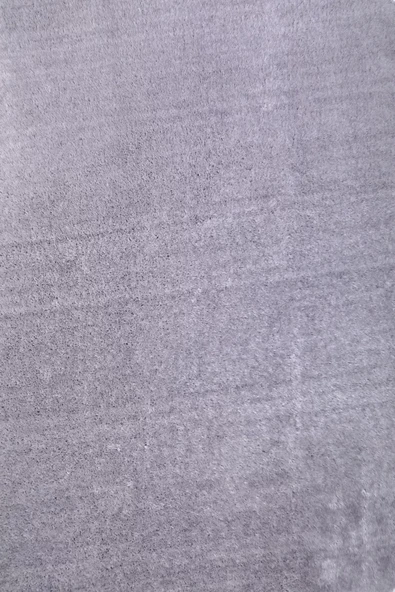 Peluş Halı Açık Gri Cool Yıkanabilir Yuvarlak Post Yolluk Kilim Salon Halısı Modelleri - Resim 4