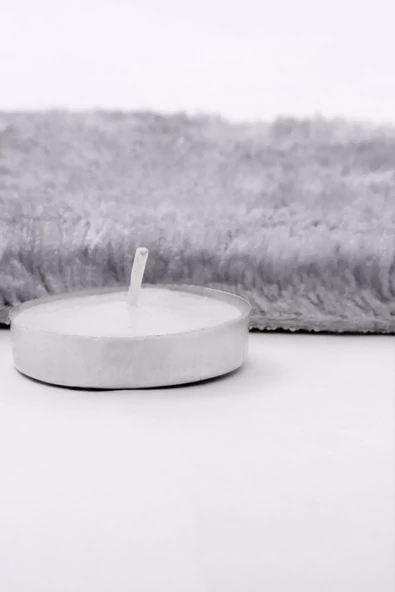 Peluş Halı Açık Gri Cool Yıkanabilir Şekilli Post Yolluk Kilim Salon Halısı Modelleri - 6