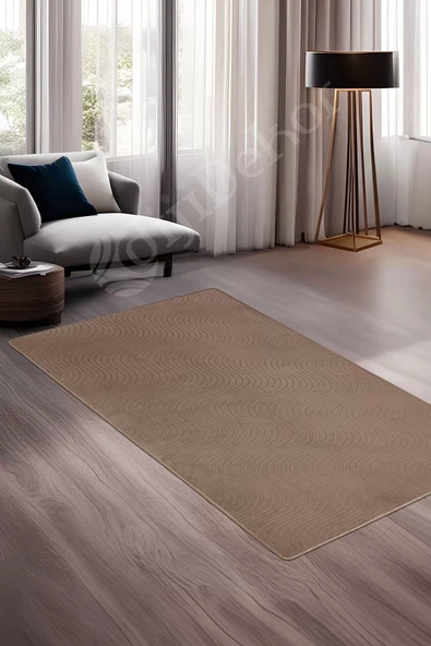 Halı Cool Kahverengi Sahra Kaymaz Yıkanabilir Yolluk Kilim Salon Halısı Modelleri