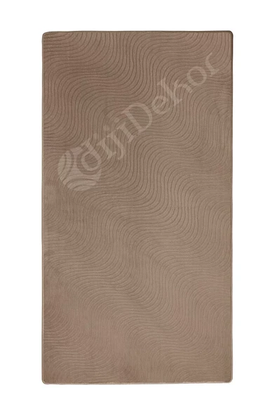 Halı Cool Kahverengi Sahra Kaymaz Yıkanabilir Yolluk Kilim Salon Halısı Modelleri - 2