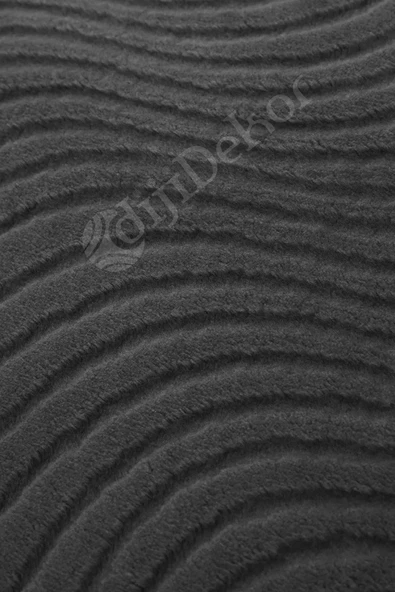 Halı Cool Antrasit Sahra Kaymaz Yıkanabilir Saçaksız Yolluk Kilim Salon Halısı Modelleri - 3