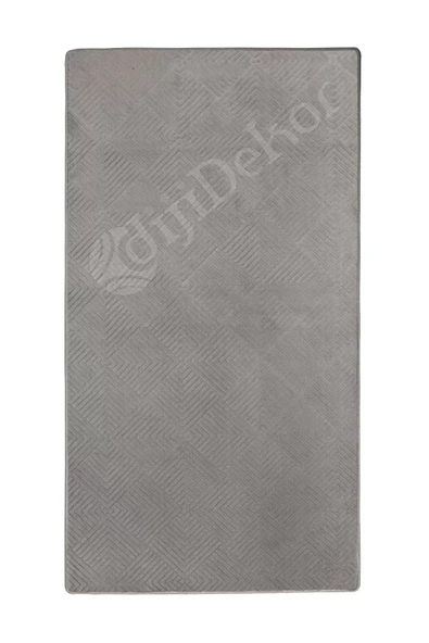 Halı Cool Gri Pramit Kaymaz Yıkanabilir Kaymaz Yolluk Kilim Salon Halısı Modelleri - 2