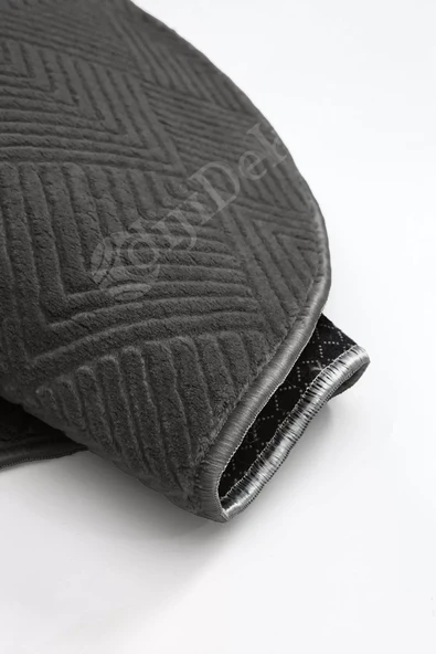 Halı Cool Antrasit Pramit Desenli Saçaksız Yuvarlak Yolluk Kilim Salon Halısı Modelleri - 4