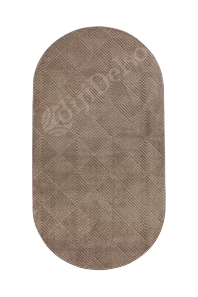 Avangard Oval Halı Pramit Kahve Salon Koridor Antre Mutfak Halısı Silinebilir Yolluk - 2