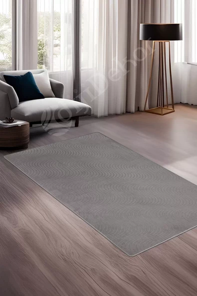 Avangard Halı Sahra Gri Salon Koridor Antre Mutfak Halısı Silinebilir Kaymaz Tabanlı