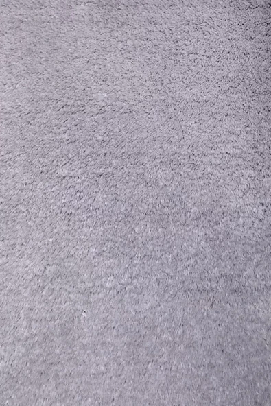 Peluş Halı Açık Gri Cool Yıkanabilir Şekilli Post Yolluk Kilim Salon Halısı Modelleri - 3