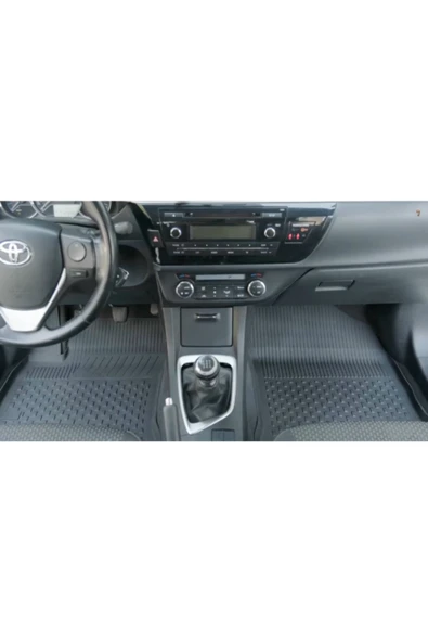 Sahler Toyota Corolla 2013-2018 4.5D Paspas 3D Rİzline Bagaj Havuzu Set - Resim 4