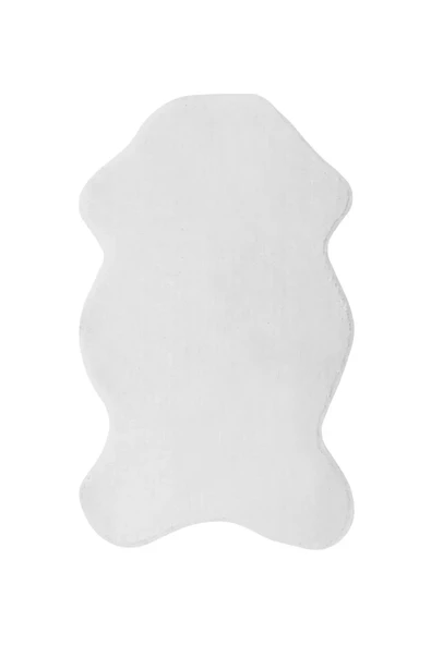 Peluş Halı Beyaz Cool Yıkanabilir Şekilli Kesme Post Yolluk Kilim Salon Halısı Modelleri - 2