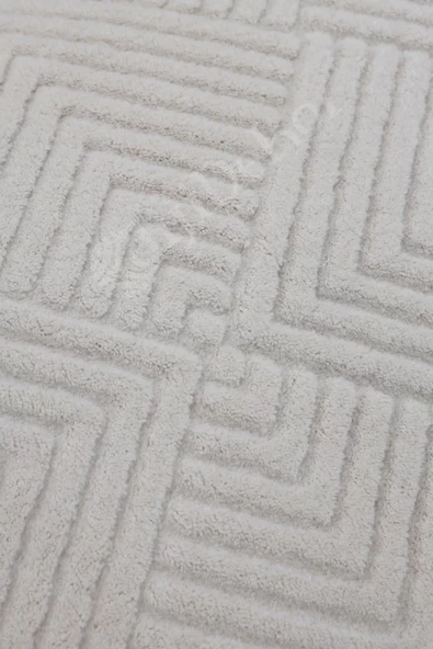 Halı Cool Krem Pramit Kaymaz Yıkanabilir Kaymaz Yolluk Kilim Salon Halısı Modelleri - 3