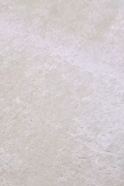 Peluş Halı Krem Cool Düz Desenli Saçaklı Kesme Post Yolluk Kilim Salon Halısı Modelleri - 4