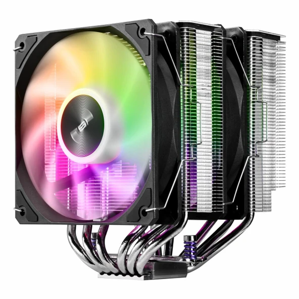 FSP MP7 ARGB AM5/1851P Siyah İşlemci Hava Soğutucu - Resim 3