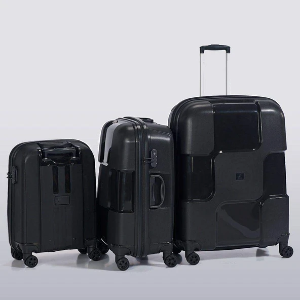 Albatros PP501-618 Üçlü Set Siyah Valiz