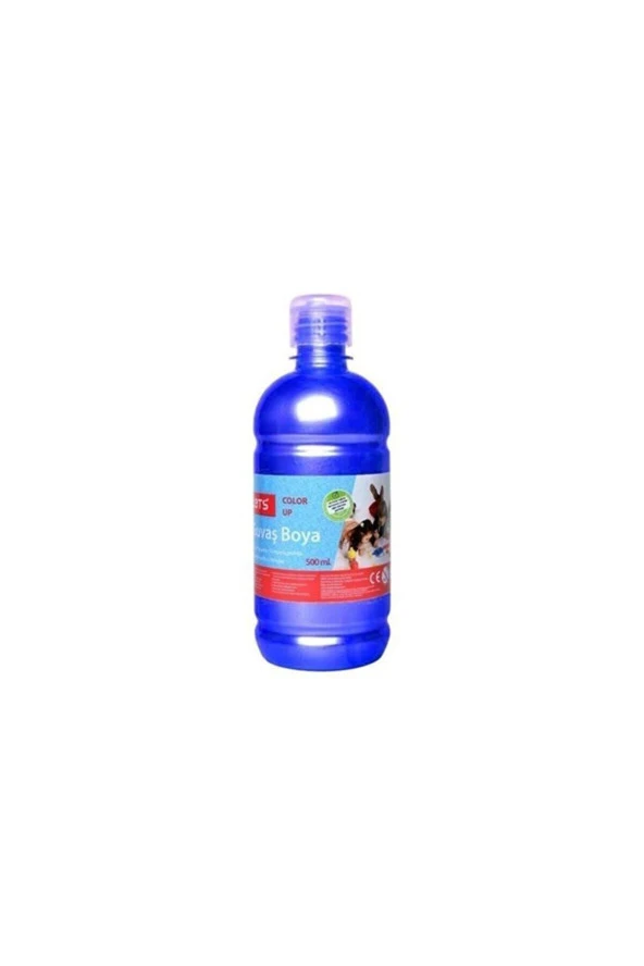 Lets Guaj Boya 500 ML Plastik Mavi Guaj Boya