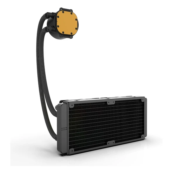 Inca ISS-02XN ARGB 240mm AM5/1700P Siyah İşlemci Sıvı Soğutucu - Resim 5