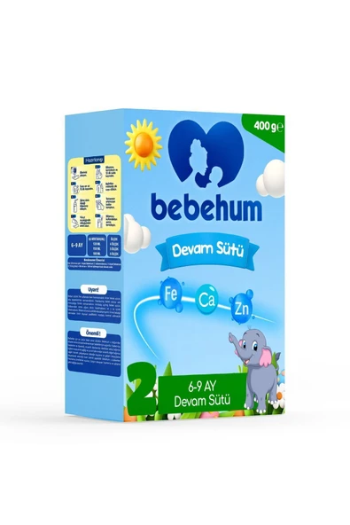 Bebehum 2 Devam Sütü 400 Gr 6-9 Ay