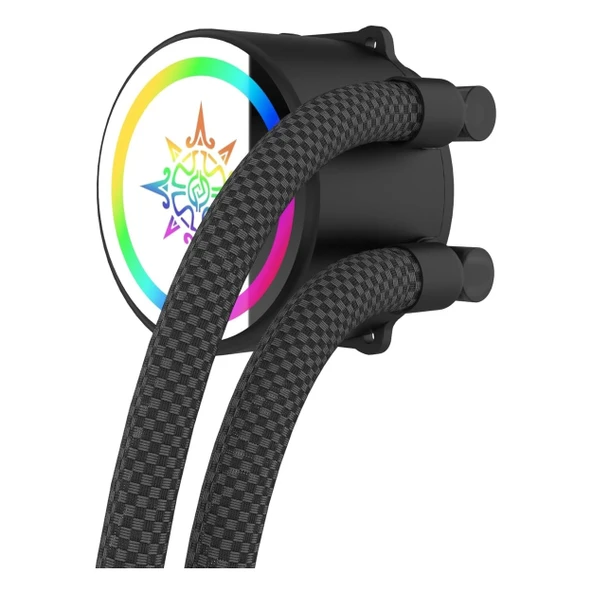 Inca ISS-02XN ARGB 240mm AM5/1700P Siyah İşlemci Sıvı Soğutucu - Resim 4