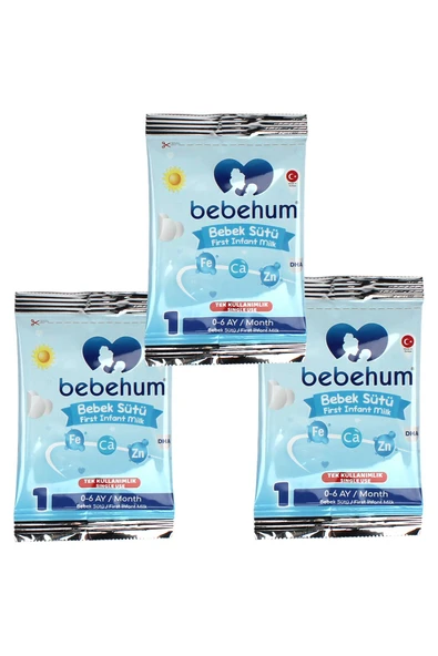 Bebehum 1 Numara Tek Kullanımlık Bebek Sütü