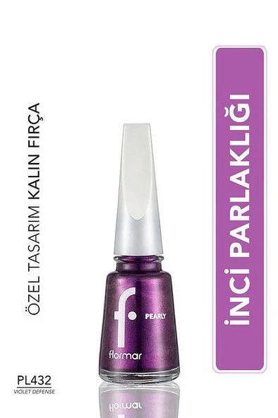 Flormar Oje 11 ml | PL432 - Violet Defense - 1