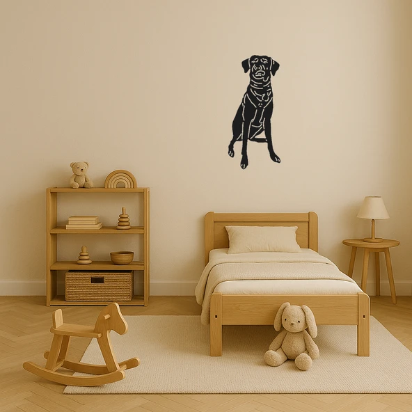 Eğlenceli Köpek Dekoratif Tablo - 4
