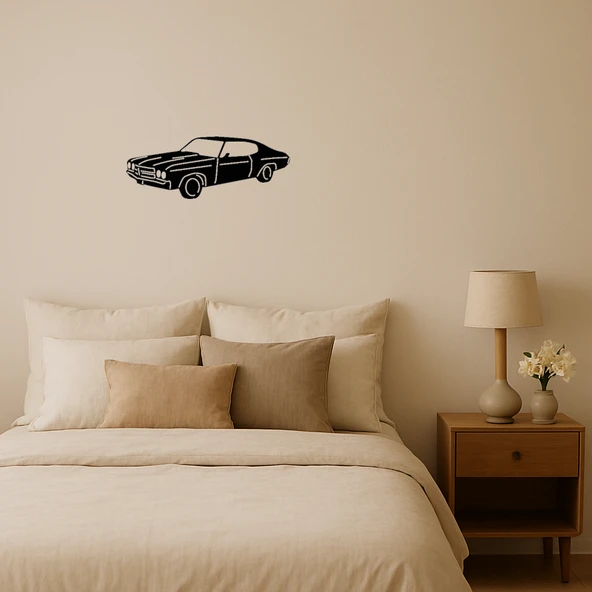 Modern Muscle Car MDF Dekoratif Duvar Tablosu - 1