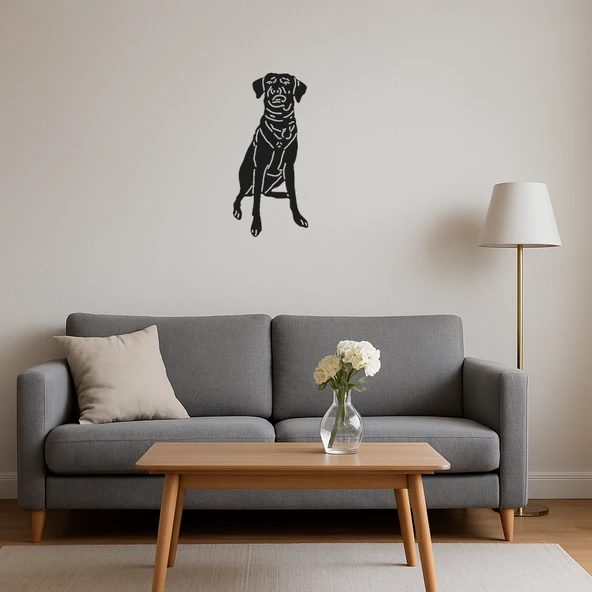 Eğlenceli Köpek Dekoratif Tablo - 2