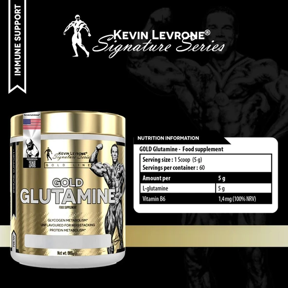 Kevin Levrone Gold Glutamine 300 gr Aromasız - Resim 2