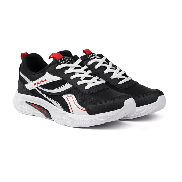 Unisex Siyah Kırmızı Özel Tasarım Modern Konforlu Rahat Sneaker Günlük Yürüyüş Ayakkabısı ürün görseli 1