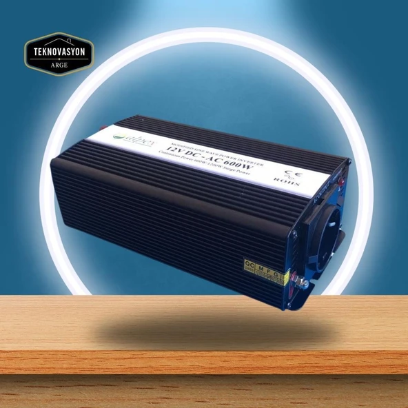 Alpex 600 Watt İnvertör 12V-220V Çevirici İnverter  174 ürün görseli