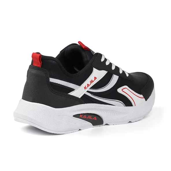 Unisex Siyah Kırmızı Özel Tasarım Modern Konforlu Rahat Sneaker Günlük Yürüyüş Ayakkabısı - Resim 5