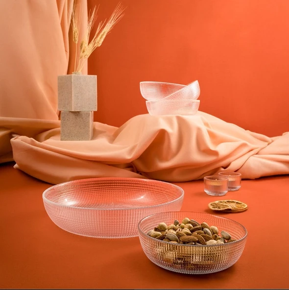 Fecra Loren 5'li Çerez Sunum Seti Natürel - 3