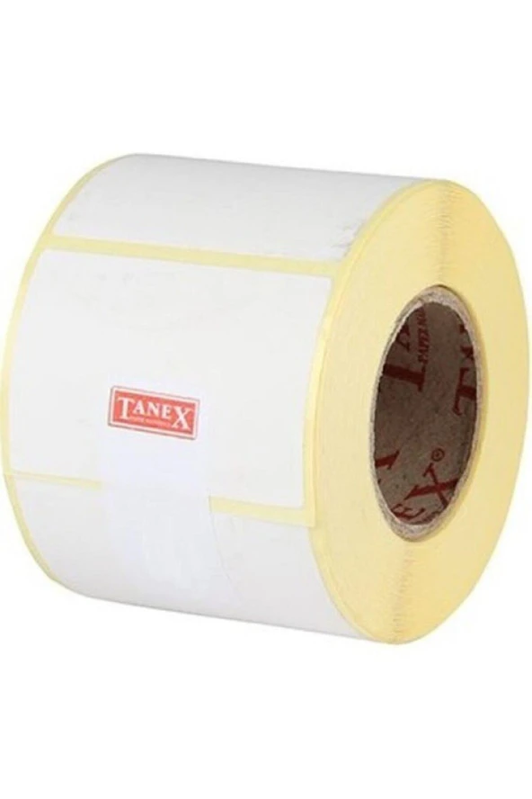 Tanex Barkod Etiketi Termal Eco 60x40 MM 40 MM Çap 1000 Lİ 1 Adet