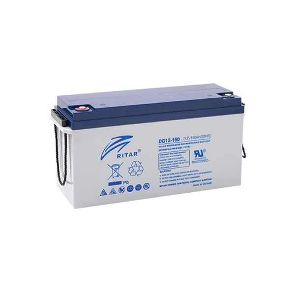Ritar DG12-150 Deep Cycle 12 V 150 Ah Jel Akü - 2