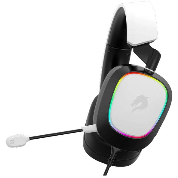 GameBooster H23W Nemesis RGB USB 7.1 Beyaz Profesyonel Gaming Kulaklık