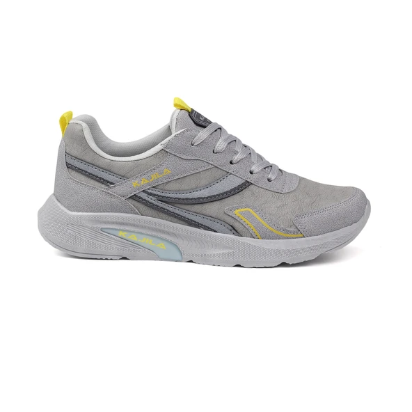 Unisex Buz Sarı Özel Tasarım Modern Konforlu Rahat Sneaker Günlük Yürüyüş Ayakkabısı - Resim 4