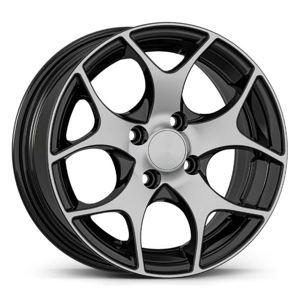 4*108*14*6.0 ET35 CH63.4 GLOSS BLACK DIAMOND ürün görseli