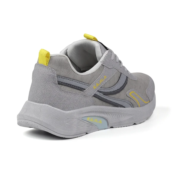 Unisex Buz Sarı Özel Tasarım Modern Konforlu Rahat Sneaker Günlük Yürüyüş Ayakkabısı - Resim 5