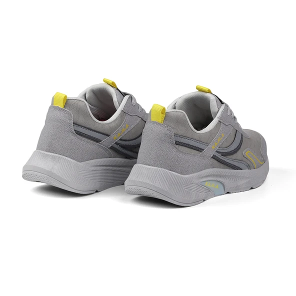 Unisex Buz Sarı Özel Tasarım Modern Konforlu Rahat Sneaker Günlük Yürüyüş Ayakkabısı - Resim 2