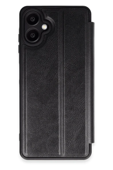 Samsung Galaxy A06 Kılıf Flip Cover - Siyah ürün görseli