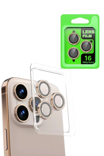 iPhone 16 Pro Raze Metal Kamera Lens - Natural Grey ürün görseli