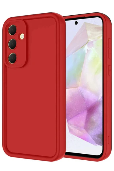 Samsung Galaxy A16 5G Kılıf Viera Silikon - Kırmızı ürün görseli