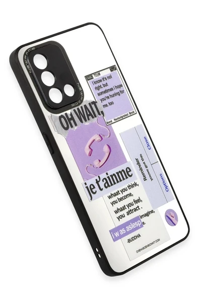Oppo A74 4G Kılıf Mirror Desenli Kapak - Mirror - 4 - Resim 2